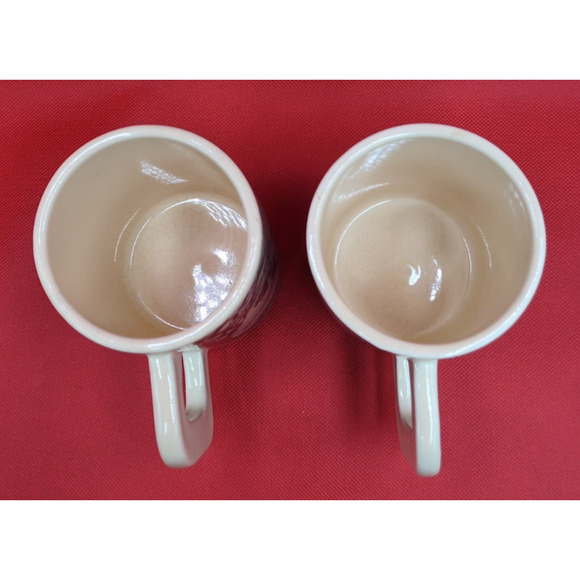 Victorian Christmas Mugs – Vintage Holiday Stoneware Set - Picture 9 of 15